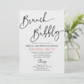 Eenvoudige uitnodiging in de vorm van een bridal e (Staand voorkant)