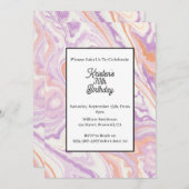 Eenvoudige uitnodiging op zaterdag (Voorkant / Achterkant)