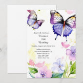 Eenvoudige uitnodiging op zaterdag (Voorkant / Achterkant)