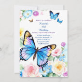 Eenvoudige uitnodiging op zaterdag (Voorkant)