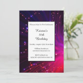 Eenvoudige uitnodiging op zaterdag (Staand voorkant)