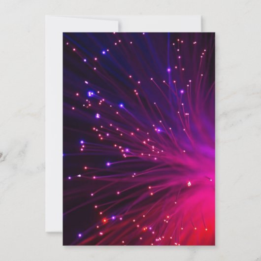 Eenvoudige uitnodiging op zaterdag (Achterkant)