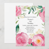 Eenvoudige uitnodiging op zaterdag (Voorkant / Achterkant)