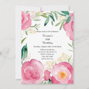 Eenvoudige uitnodiging op zaterdag