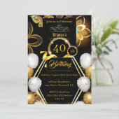 Eenvoudige uitnodiging op zaterdag (Staand voorkant)