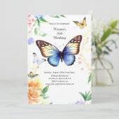 Eenvoudige uitnodiging op zaterdag (Staand voorkant)