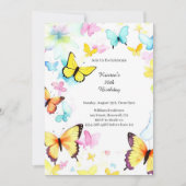 Eenvoudige uitnodiging op zaterdag (Voorkant)