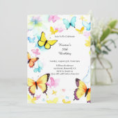 Eenvoudige uitnodiging op zaterdag (Staand voorkant)