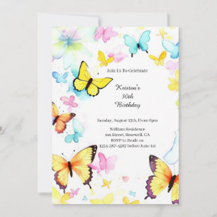 Eenvoudige uitnodiging op zaterdag