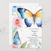 Eenvoudige uitnodiging op zaterdag (Voorkant / Achterkant)