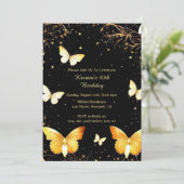 Eenvoudige uitnodiging op zaterdag (Staand voorkant)