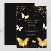 Eenvoudige uitnodiging op zaterdag (Voorkant / Achterkant)