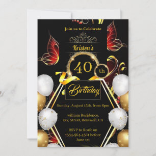 Eenvoudige uitnodiging op zaterdag