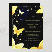 Eenvoudige uitnodiging op zaterdag (Voorkant / Achterkant)