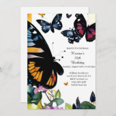 Eenvoudige uitnodiging op zaterdag (Voorkant / Achterkant)