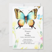 Eenvoudige uitnodiging op zaterdag (Voorkant)