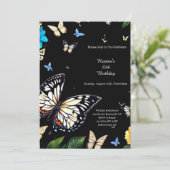 Eenvoudige uitnodiging op zaterdag (Staand voorkant)