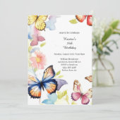 Eenvoudige uitnodiging op zaterdag (Staand voorkant)