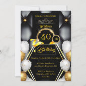 Eenvoudige uitnodiging op zaterdag (Voorkant)