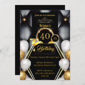 Eenvoudige uitnodiging op zaterdag (Voorkant / Achterkant)