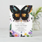 Eenvoudige uitnodiging op zaterdag (Staand voorkant)