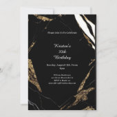 Eenvoudige uitnodiging op zaterdag (Voorkant)