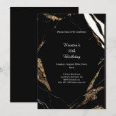 Eenvoudige uitnodiging op zaterdag (Voorkant / Achterkant)