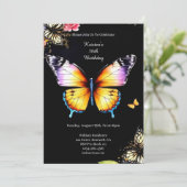 Eenvoudige uitnodiging op zaterdag (Staand voorkant)