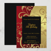 Eenvoudige uitnodiging op zaterdag (Voorkant / Achterkant)