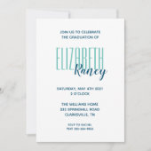 Eenvoudige uitnodiging tot het indienen van Afstud (Voorkant)