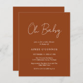 Eenvoudige uitnodiging tot het indienen van Baby s (Voorkant / Achterkant)