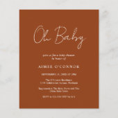 Eenvoudige uitnodiging tot het indienen van Baby s (Voorkant)