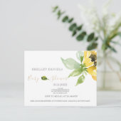 Eenvoudige uitnodiging tot het indienen van Baby s (Staand voorkant)