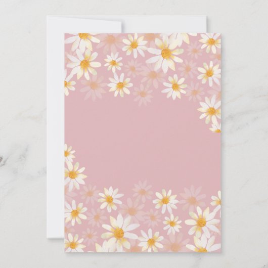 Eenvoudige uitnodiging tot het indienen van Baby s (Achterkant)