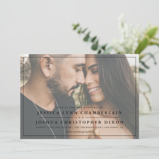 Eenvoudige uitnodiging tot het indienen van een fo (Staand voorkant)