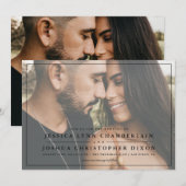 Eenvoudige uitnodiging tot het indienen van een fo (Voorkant / Achterkant)