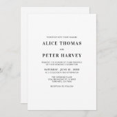 Eenvoudige uitnodiging tot het indienen van een mo (Voorkant / Achterkant)