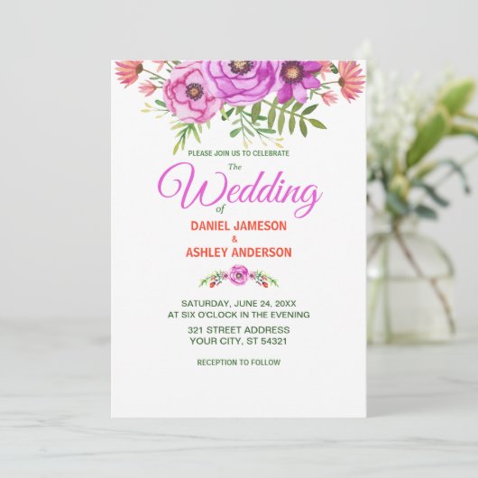 Eenvoudige uitnodiging tot het indienen van een Pa (Staand voorkant)