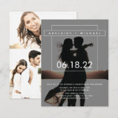 Eenvoudige uitnodiging tot het indienen van foto's (Voorkant / Achterkant)