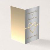 Eenvoudige uitnodiging tot het zenden van een zilv (Buitenkant)