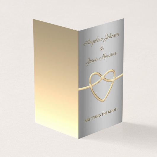 Eenvoudige uitnodiging tot het zenden van een zilv (Buitenkant)