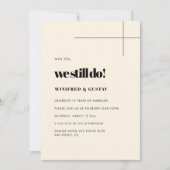 Eenvoudige uitnodiging tot verlenging van elegant (Voorkant)