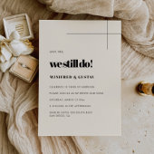 Eenvoudige uitnodiging tot verlenging van elegant 