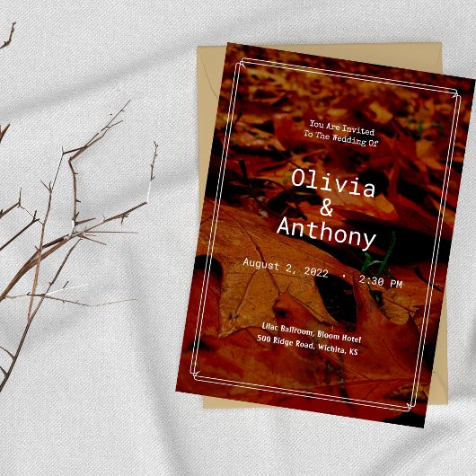 Eenvoudige uitnodiging tot weddenschap met een bij