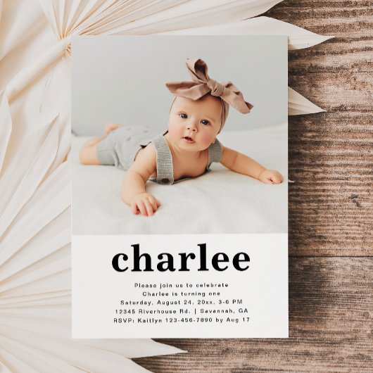 Eenvoudige uitnodiging van de Dag van de Foto | Fl