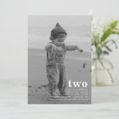 Eenvoudige uitnodiging van de Dag van de Foto | Mi (Staand voorkant)