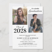 Eenvoudige uitnodiging van de Gemeenschappelijke G (Voorkant)