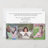 Eenvoudige uitnodiging van de GraduPartij van de G (Achterkant)