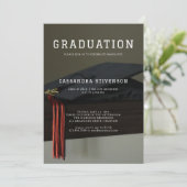 Eenvoudige uitnodiging van de Partij van de Korrel (Staand voorkant)