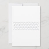 Eenvoudige uitnodiging van Faith Hope Love Script (Achterkant)